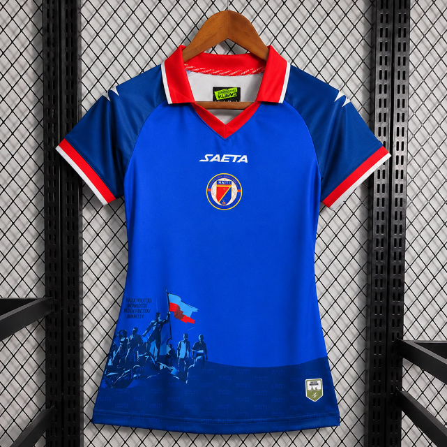 2026 FIFA World Cup Haiti Home Women Soccer Jersey Shirt